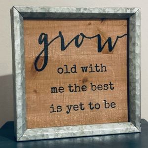 FARMHOUSE DECORATIVE WALL DECOR SIGN METAL